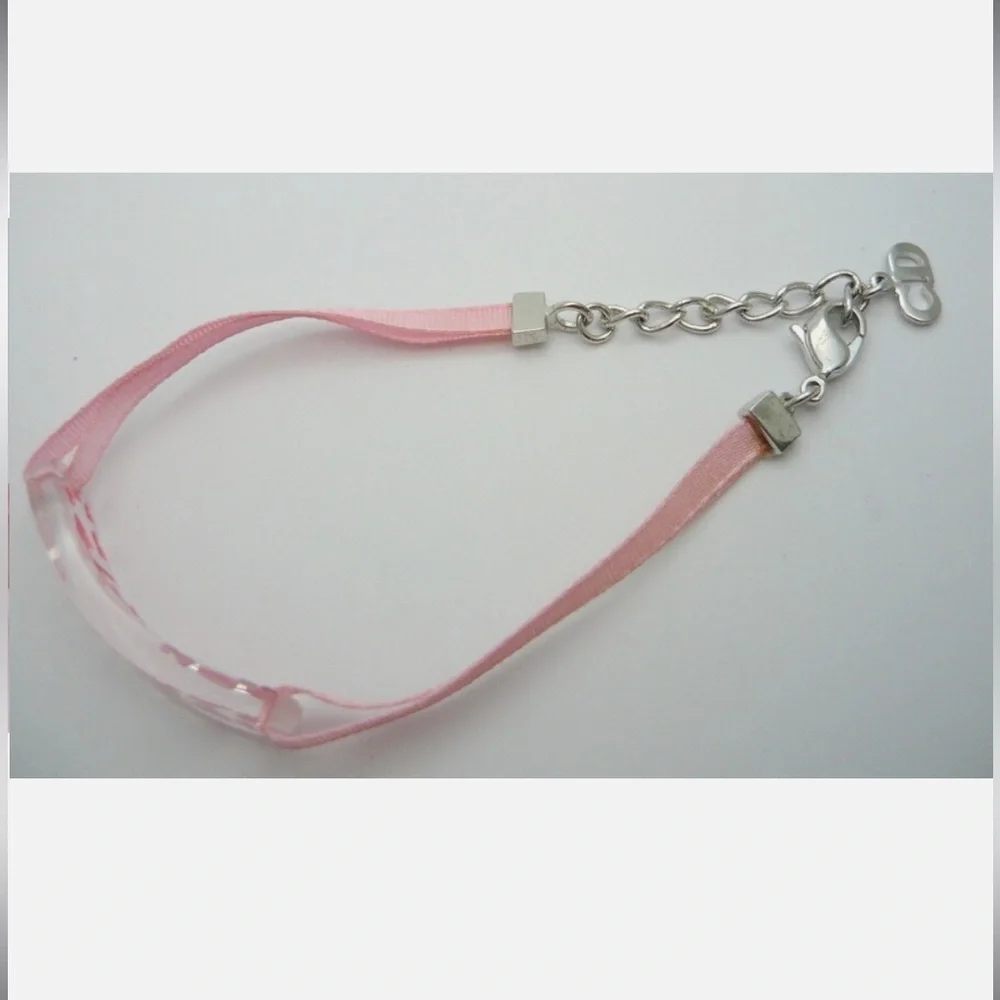 Dior Pink Hearts Silver Bracelet - Picture 6 of 6